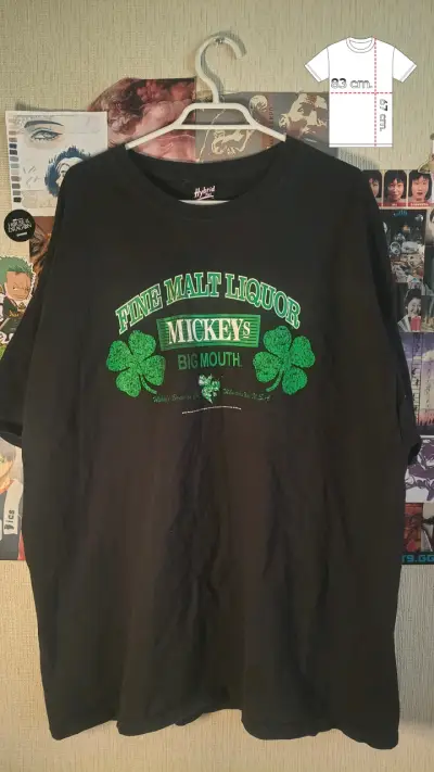 Polera negra Mickey's de Hybrid Tees 2000s - miniatura 1
