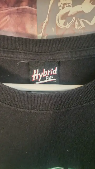 Polera negra Mickey's de Hybrid Tees 2000s - miniatura 3