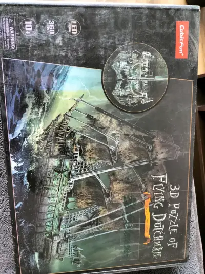 Rompecabezas 3D CubicFun Flying Dutchman con LED - miniatura 2