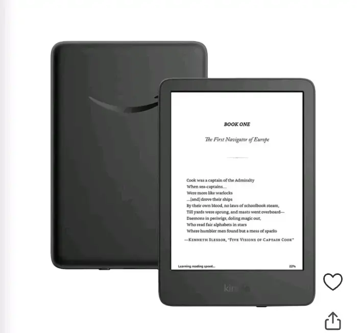Kindle lector de libros electrónicos con pantalla táctil