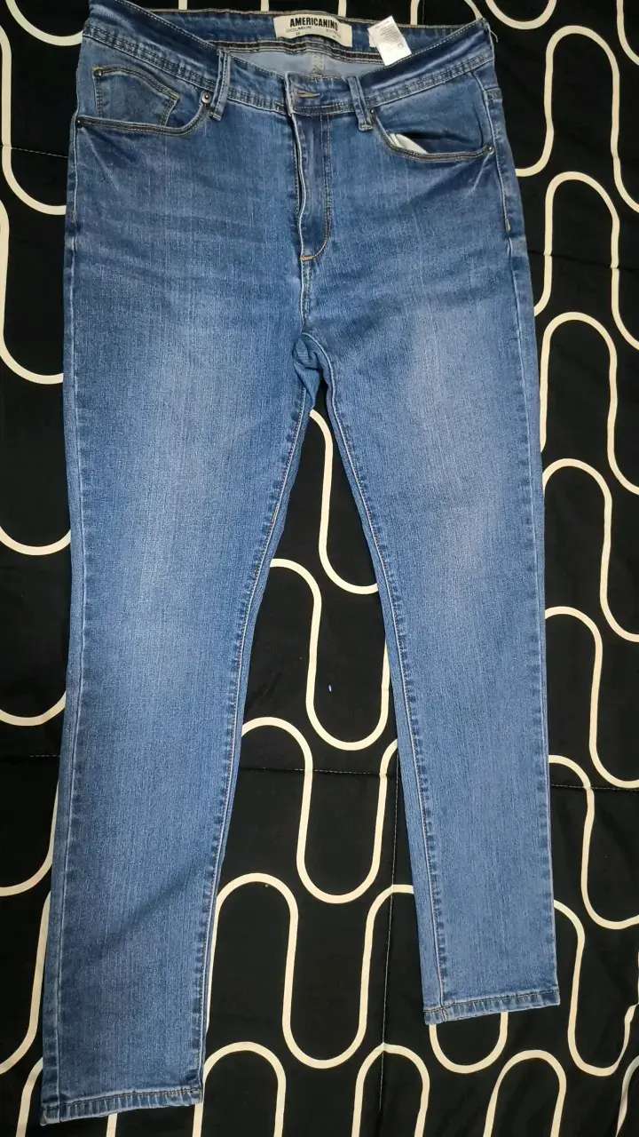 Jeans azul clásico Americanino para hombre - 1