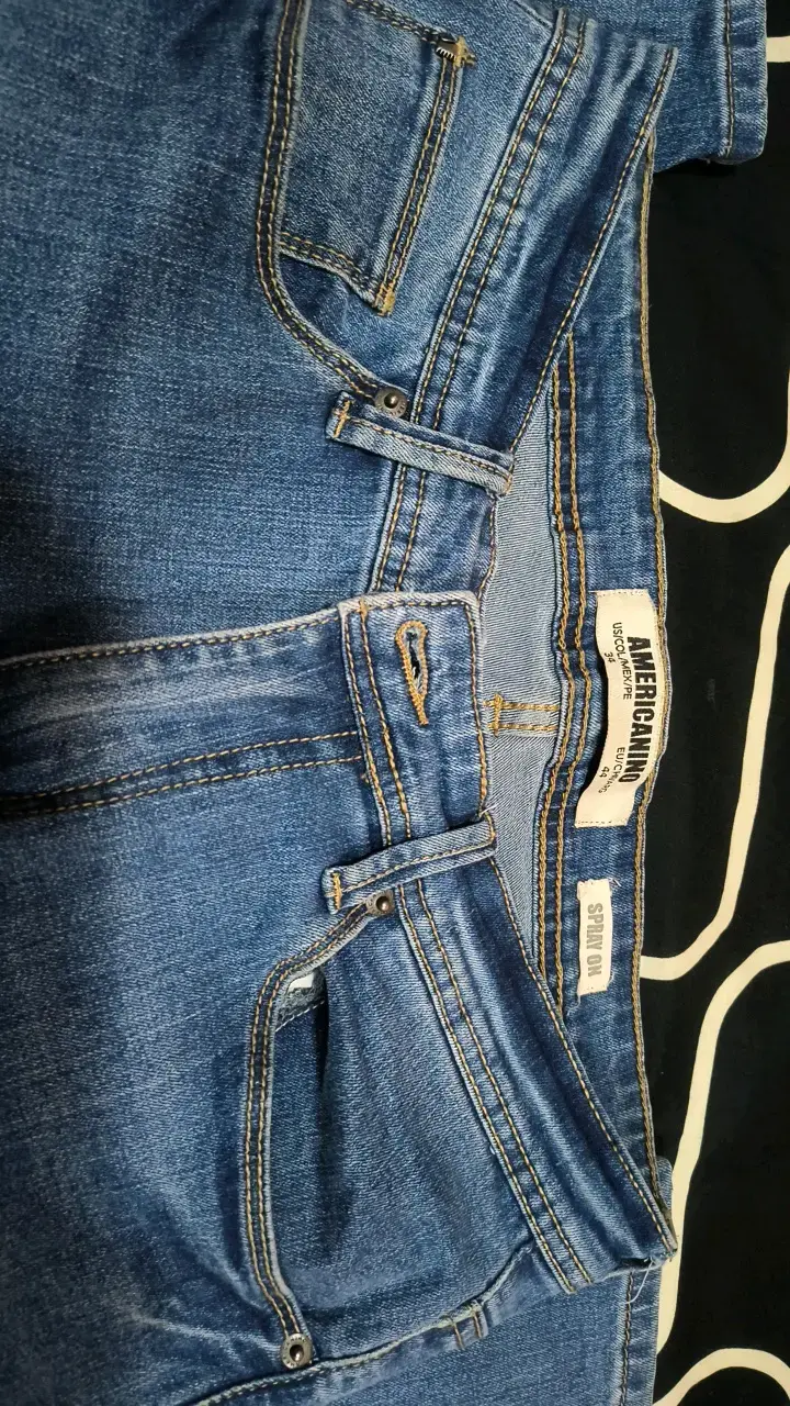 Jeans azul clásico Americanino para hombre - 4