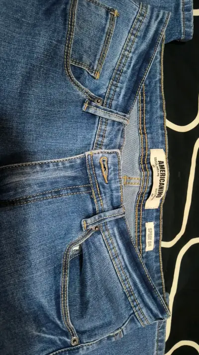 Jeans azul clásico Americanino para hombre - miniatura 4