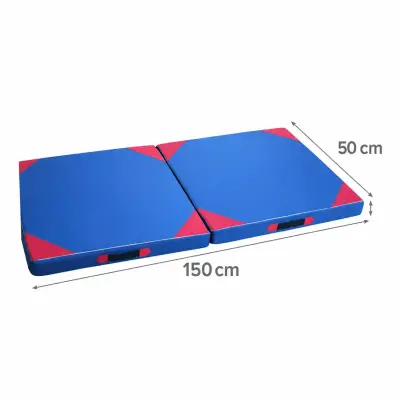 Colchoneta Deportiva Plegable 100x50x5 cm - Azul - miniatura 6