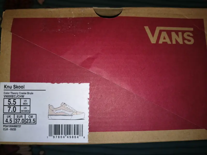 Zapatillas Vans Knu Skool Color Crema - 4