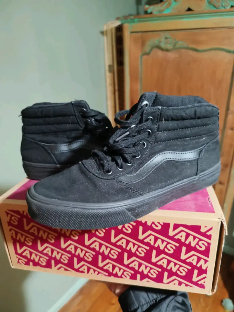 Zapatillas Vans negras de caña alta - 2
