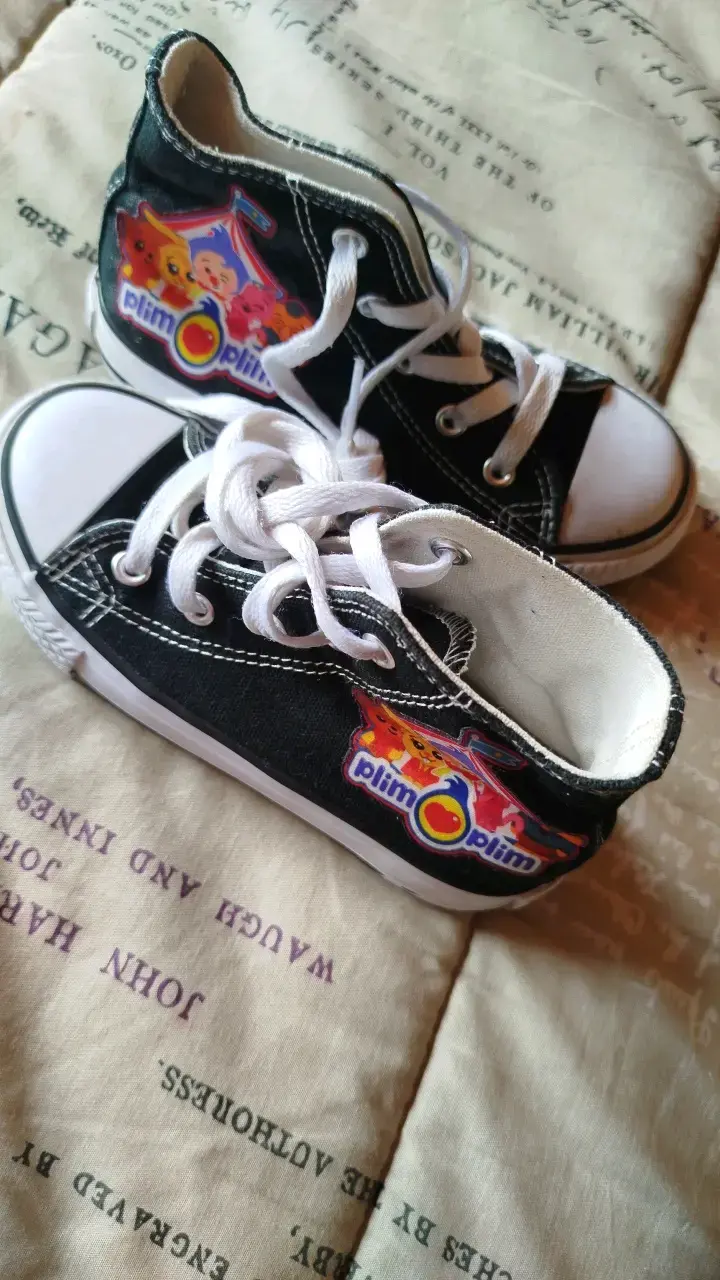 Zapatillas negras infantiles Plim Plim - 2
