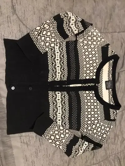 Cardigan negro - miniatura 1