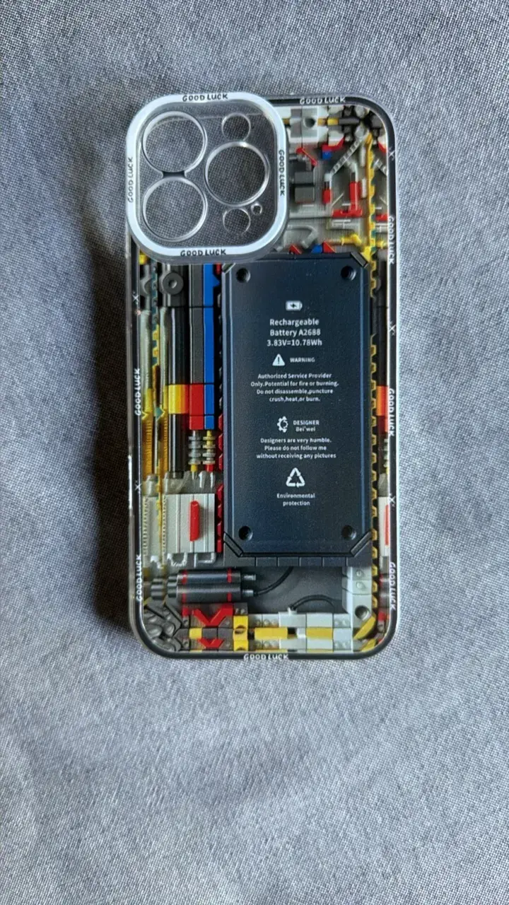 Funda de Iphone 16 Pro Max con diseño transparente
