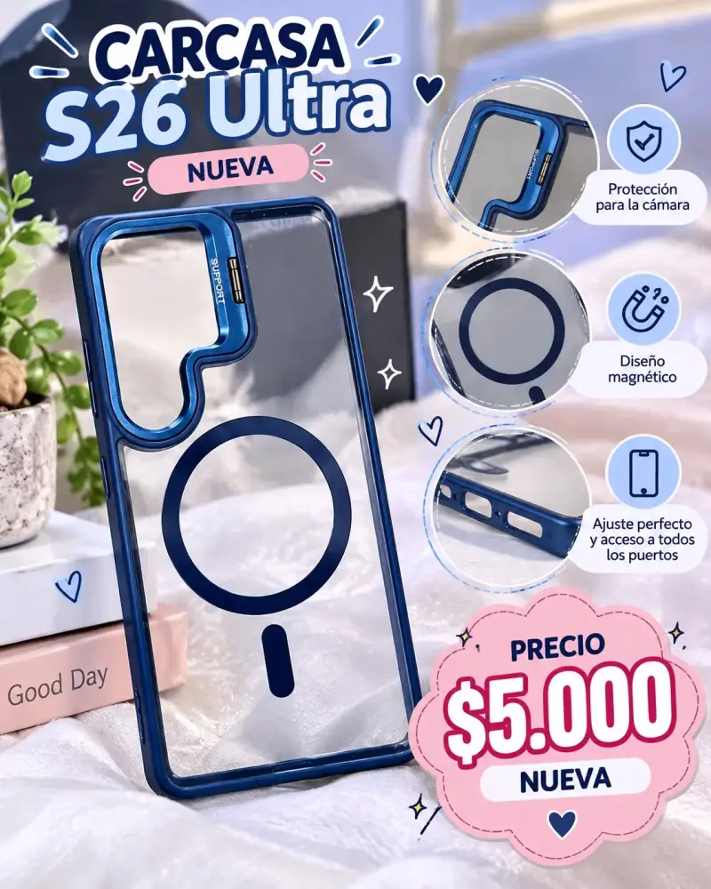 Carcasa magnética para S26 Ultra