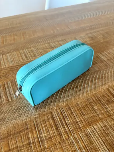 Estuche escolar azul con cierre - miniatura 2