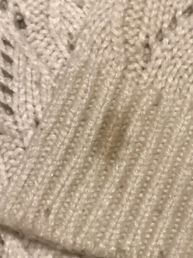 Suéter de punto beige para mujer - 3
