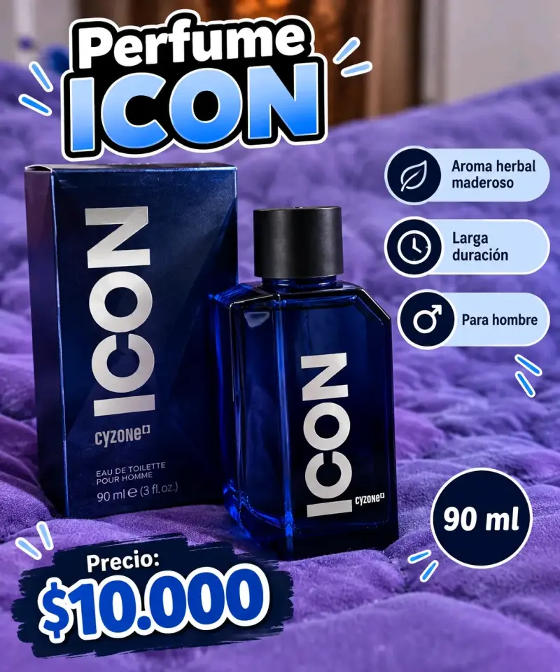 Perfume Cyzone Icon para Hombre 90 ml