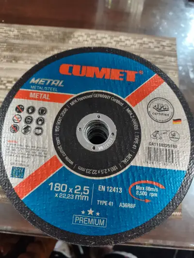 Disco de Corte para Metal Cumet 180x2.5mm - miniatura 1