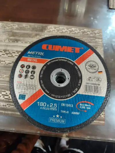Disco de Corte para Metal Cumet 180x2.5mm - miniatura 2