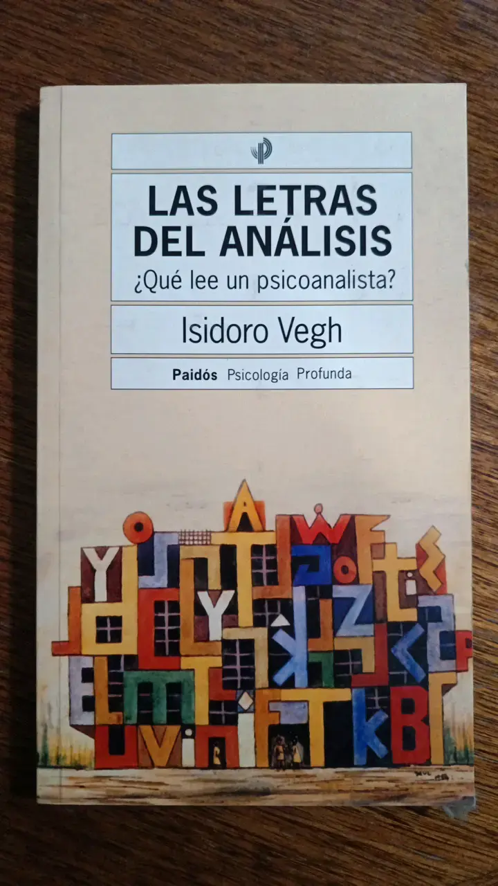 Libro 'Las Letras del Análisis' de Isidoro Vegh - 1