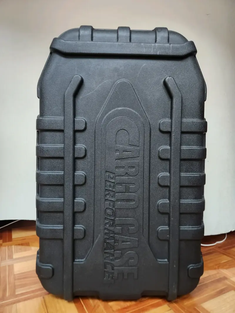 Maleta para Bicicleta rígida negra con ruedas