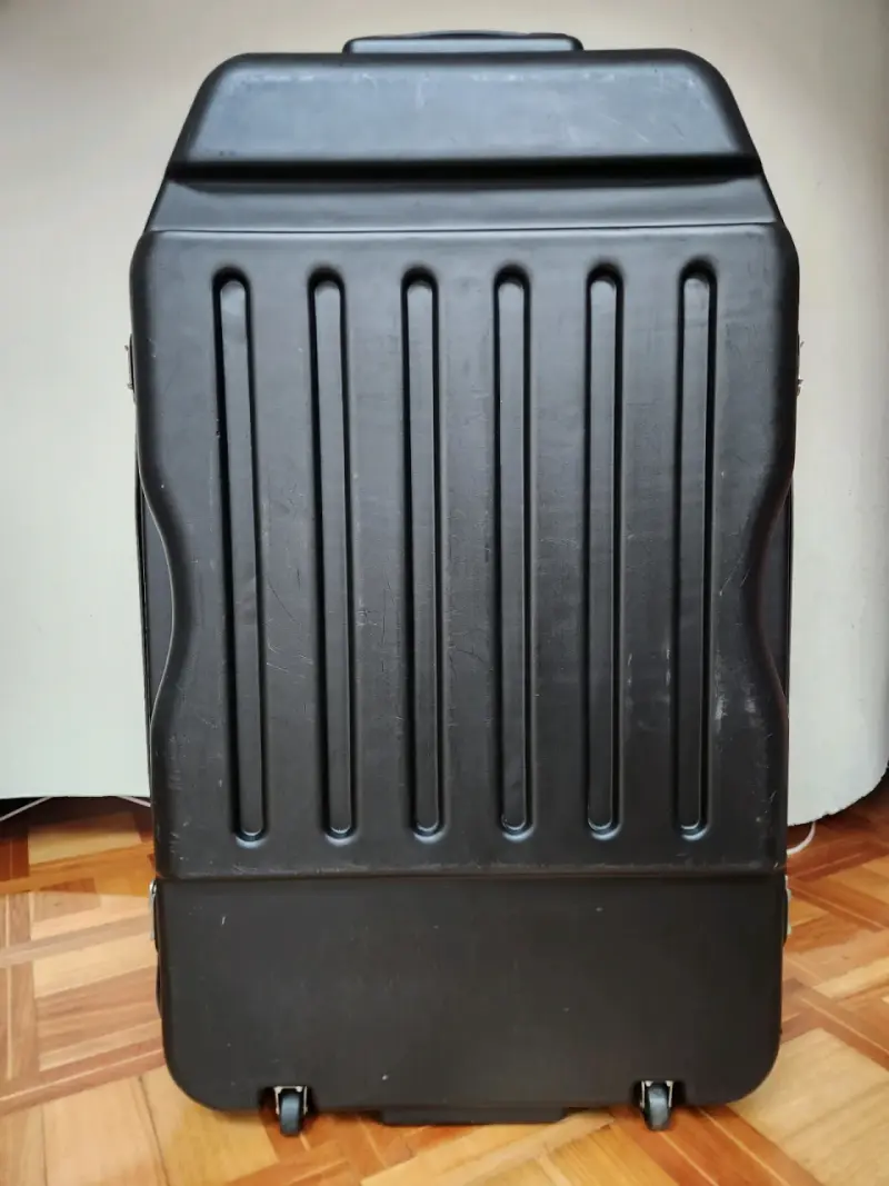 Maleta para Bicicleta rígida negra con ruedas - 2