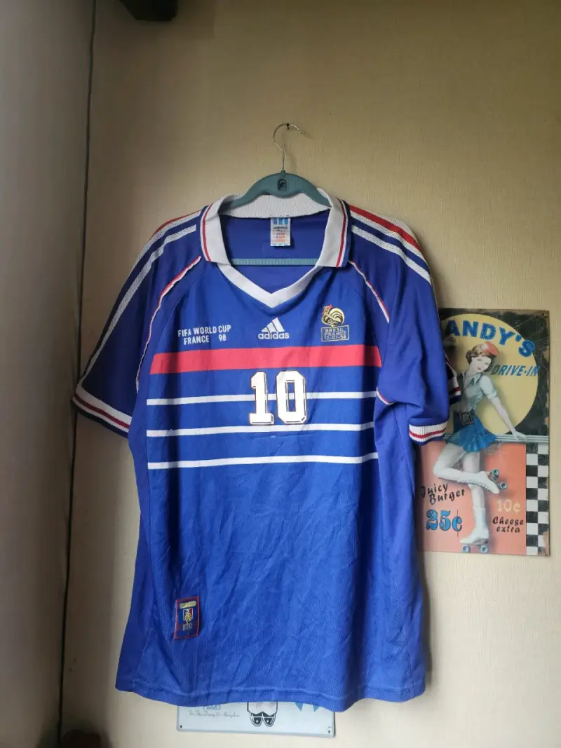 Camiseta Adidas Francia 1998 Zidane