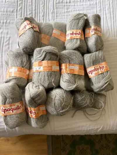 Lana de Alpaca Alpaquita Super Fina Gris - miniatura 1