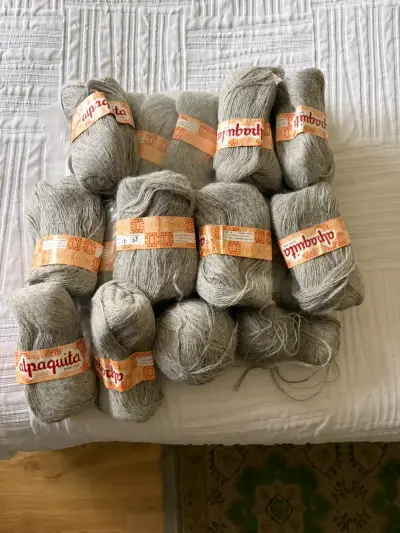 Lana de Alpaca Alpaquita Super Fina Gris - miniatura 2