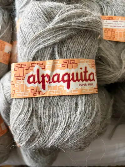 Lana de Alpaca Alpaquita Super Fina Gris - miniatura 3