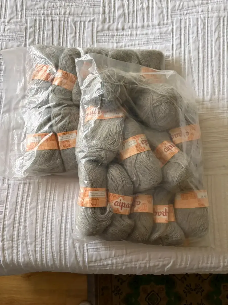 Lana de Alpaca Alpaquita Super Fina Gris - 5