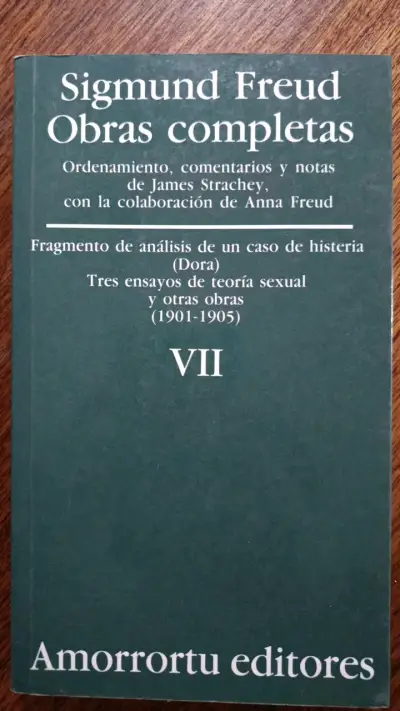 Libro Sigmund Freud Obras Completas Volumen VII - miniatura 1