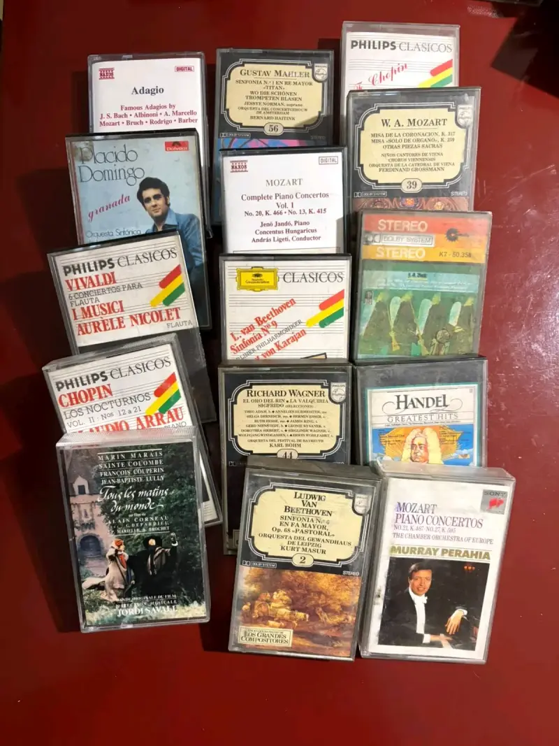 Colección de Cassettes de Música Clásica y Popular - 1