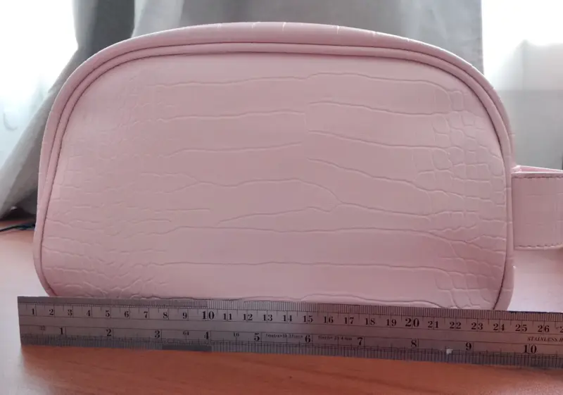 Neceser de viaje rosa y bolso llavero - 5