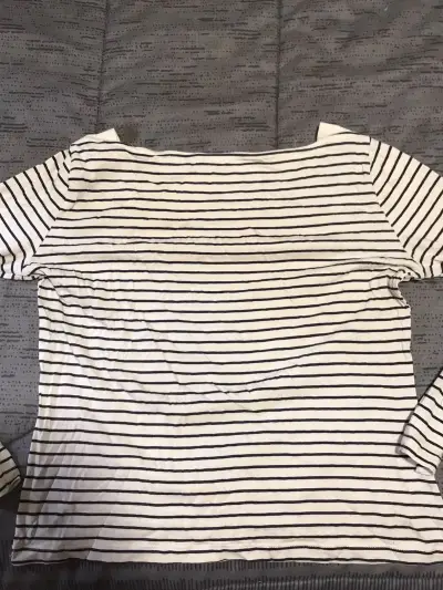 Polera rayada manga larga para mujer - miniatura 2