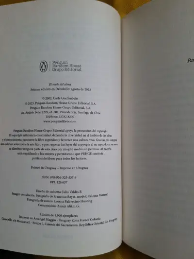Libro 'El revés del alma' de Carla Guelfenbein - miniatura 3