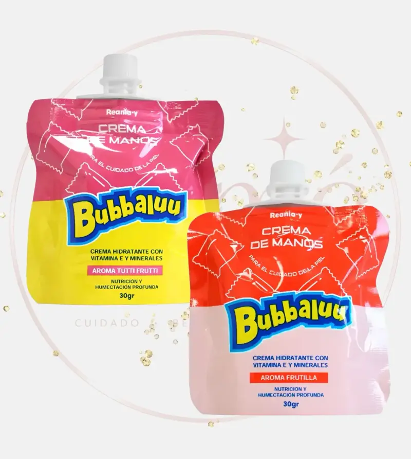 Crema de Manos Bubbaluu Tutti Frutti y Frutilla