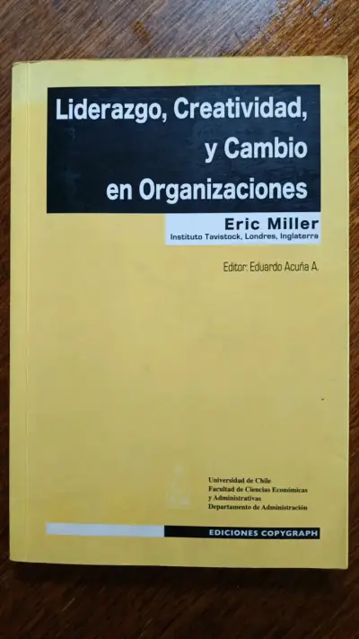 Libro Liderazgo, Creatividad y Cambio en Organizaciones - miniatura 1