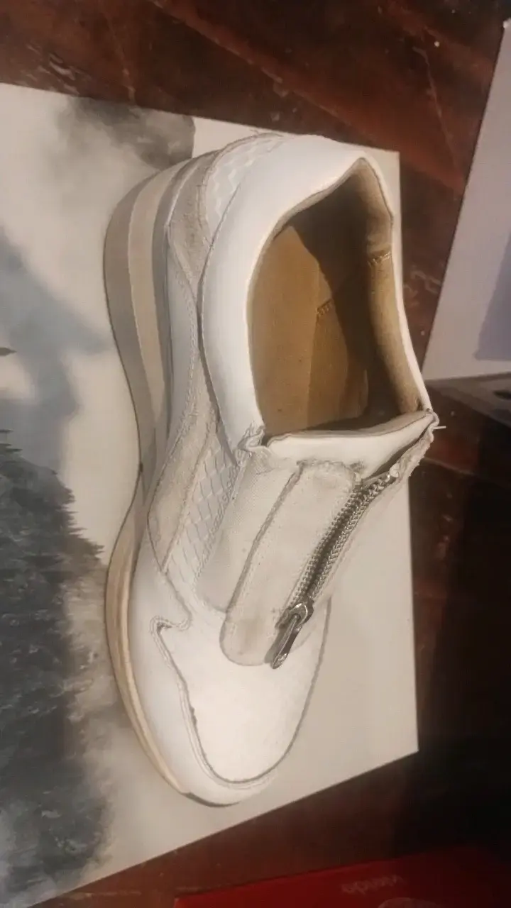 Zapatillas blancas plataforma 16horas talla 37 - 2