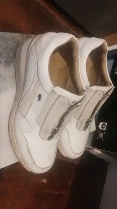 Zapatillas blancas plataforma 16horas talla 37 - miniatura 4