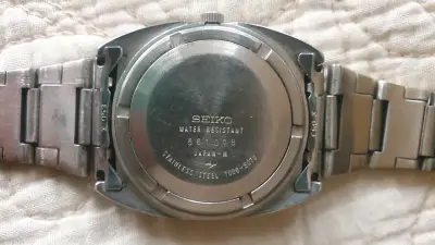 Reloj Seiko automático vintage de acero inoxidable - miniatura 2