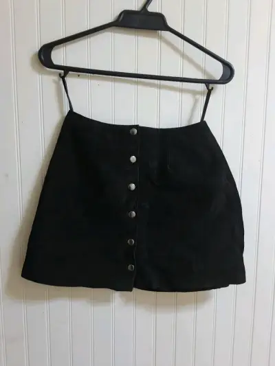 Falda negra con botones Opposite - miniatura 3