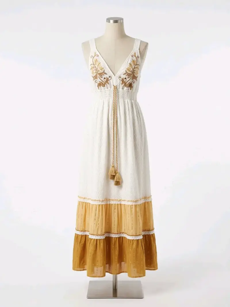 Vestido maxi boho chic - 1