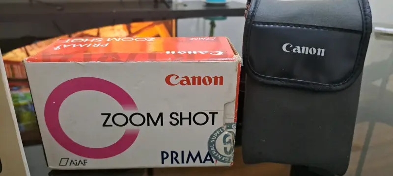 Cámara Canon Prima Zoom Shot con Estuche - 6