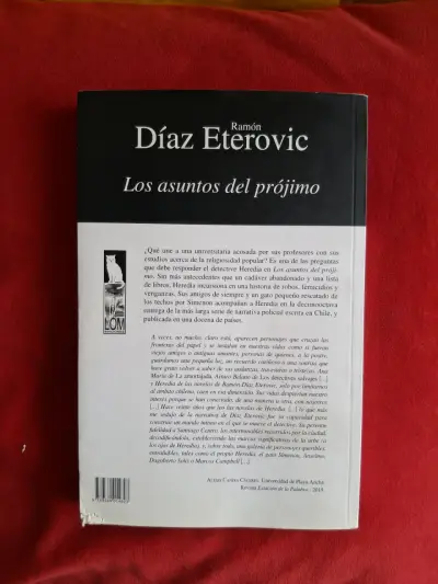 Libro 'Los asuntos del prójimo' de Ramón Díaz Eterovic - miniatura 2
