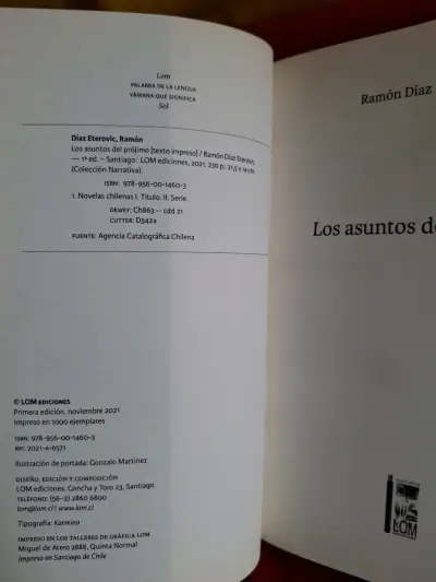 Libro 'Los asuntos del prójimo' de Ramón Díaz Eterovic - miniatura 4