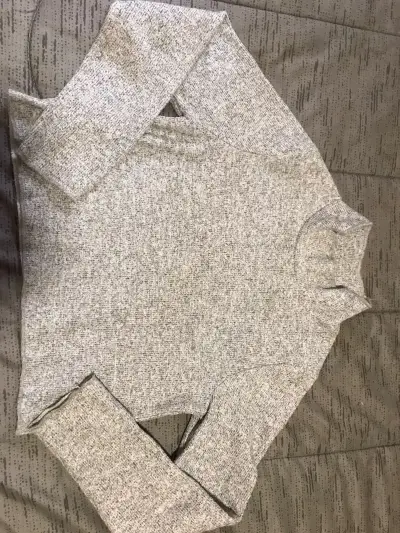 Suéter gris  para mujer talla M - miniatura 1