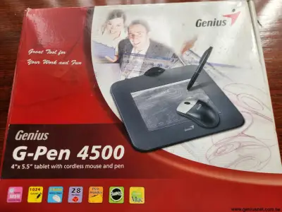 Tableta gráfica Genius G-Pen 4500 con mouse y lápiz - miniatura 1