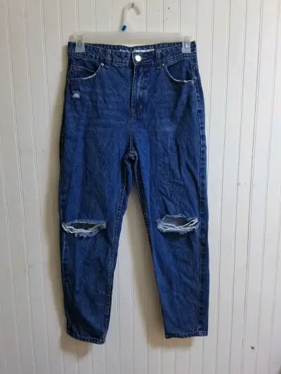 Jeans azules rasgados para mujer Sybilla - miniatura 1