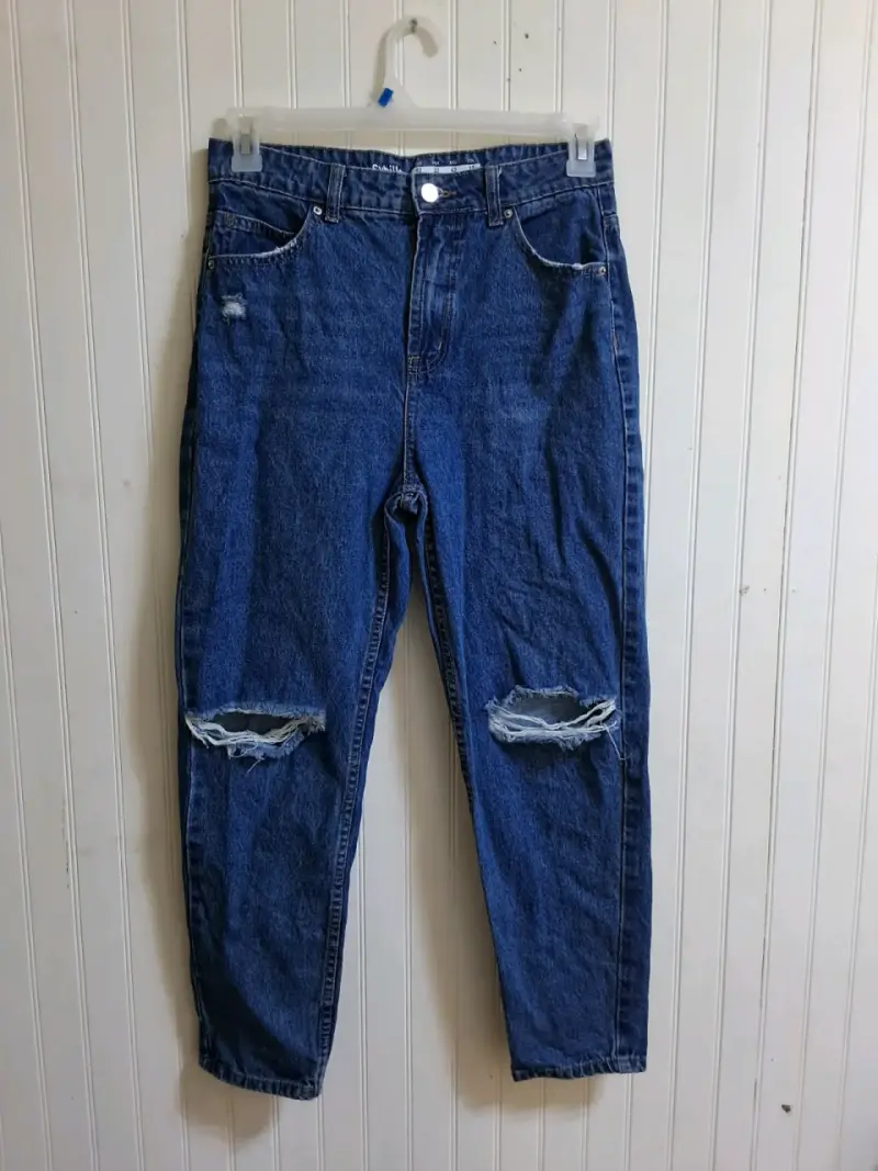 Jeans azules rasgados para mujer Sybilla - 3