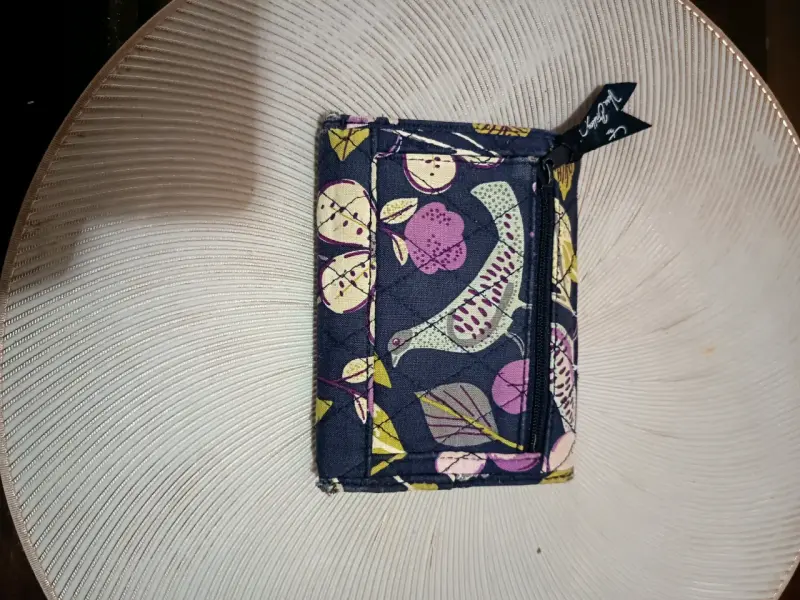 Billetera floral azul Vera Bradley - 2