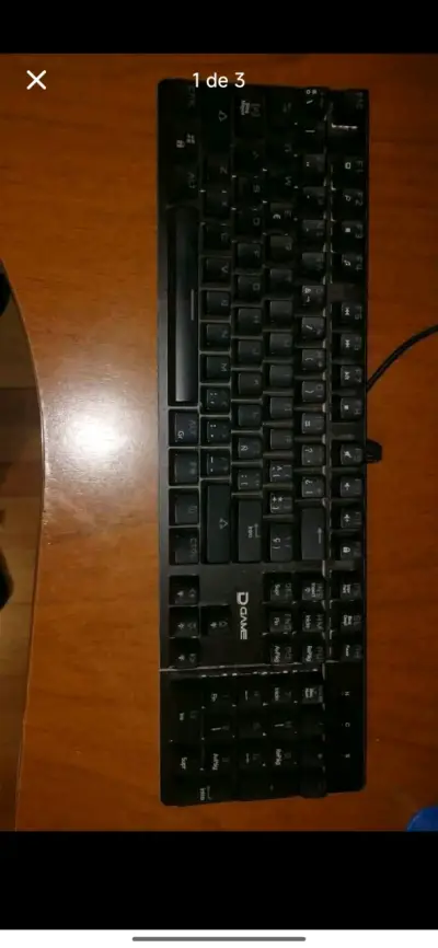 Teclado mecánico DGame con cable - miniatura 1