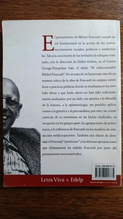 Libro El Infrecuentable Michel Foucault - miniatura 2