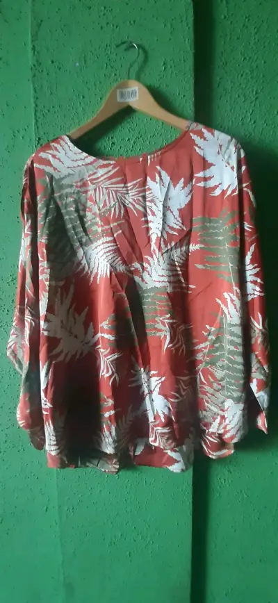 Blusa estampada tropical Caroline Morgan - miniatura 1